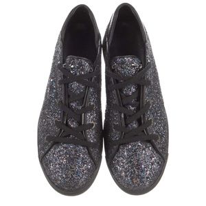 Stuart Weitzman Low Top Sneakers size 6.5 sparkling